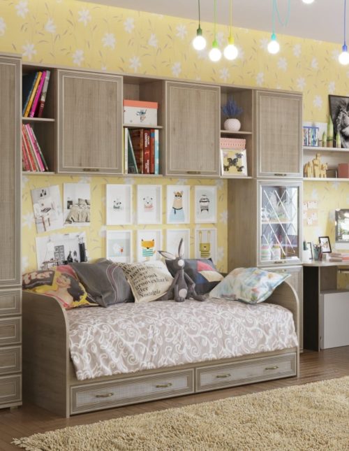 Коллекция мебели для детской (молодежной) комнаты Карина