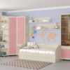 Коллекция мебели для детской (молодежной) комнаты Ксюша