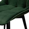 Стул B105-m DARK GREEN VL65 BK поворотный