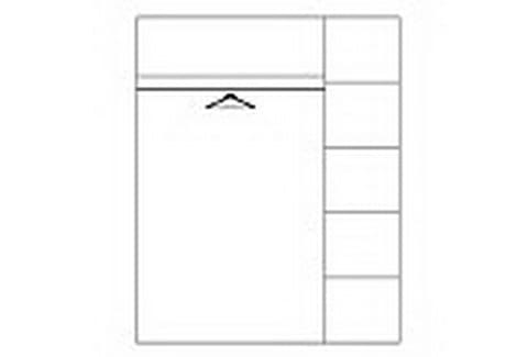 Шкаф 3-х дверный VELVET 73