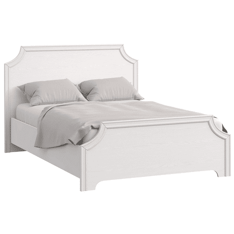 Кровать Montreal белый 140х200 код 489604