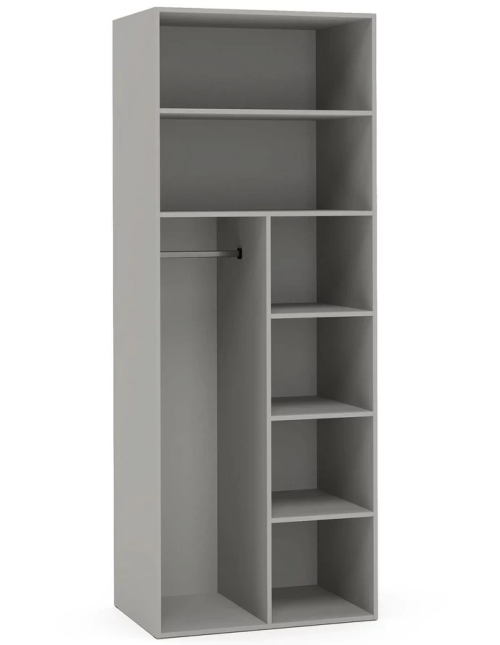 Шкаф Montreal серый с зеркалами код 489806