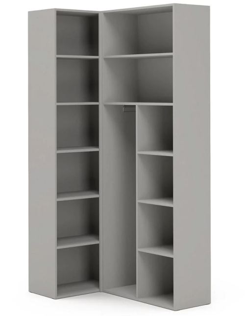 Шкаф угловой Montreal серый код 489811