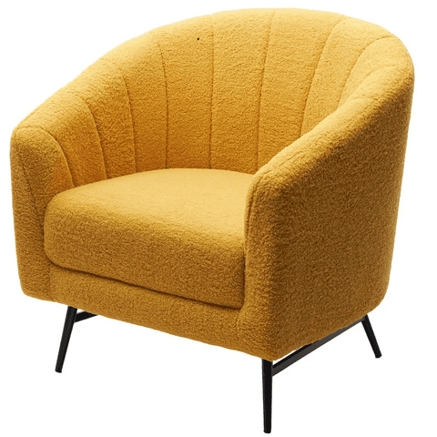 кресло Kalmar желтый